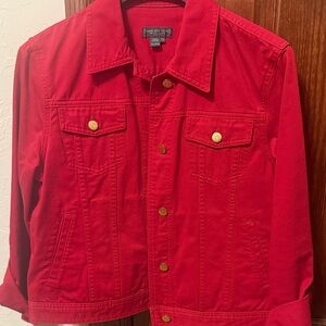Ralph Lauren Classic Red Jean Jacket